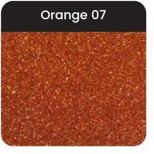 FLEXCUT GLITTER ORANGE 7  50cm