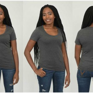 REXX-T LADIES S CHARCOAL MELANGE 1XL